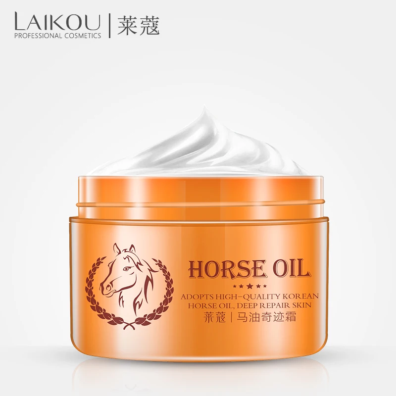 NEWEST horse oil miracle font b cream b font anti aging scar face body whitening ageless