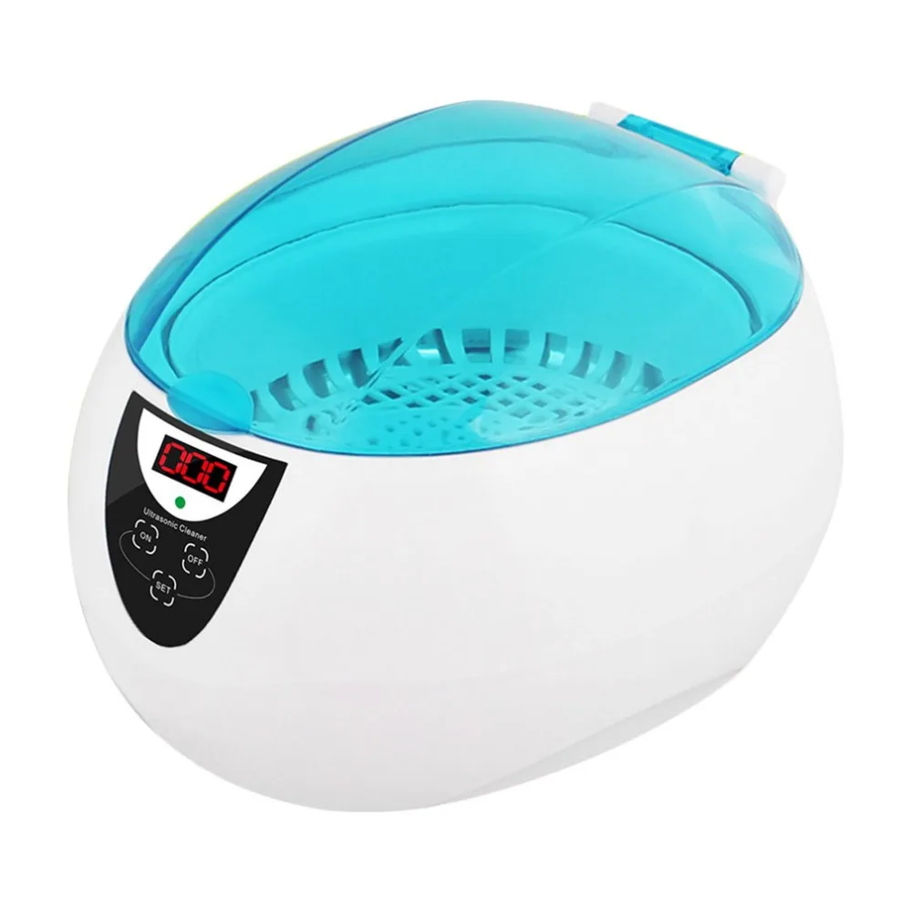 

2018 NEW Ultrasonic Multi Purpose Jewellery Watch Cleaner Portable Effective Auto Off Sonic Wave Cleaning Machine EU Plug