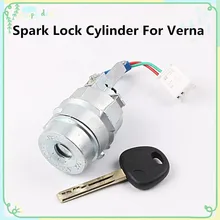 Hyundai Verna цилиндр замка зажигания автомобиля, с одним ключом Spark замка цилиндра, без чипа внутри