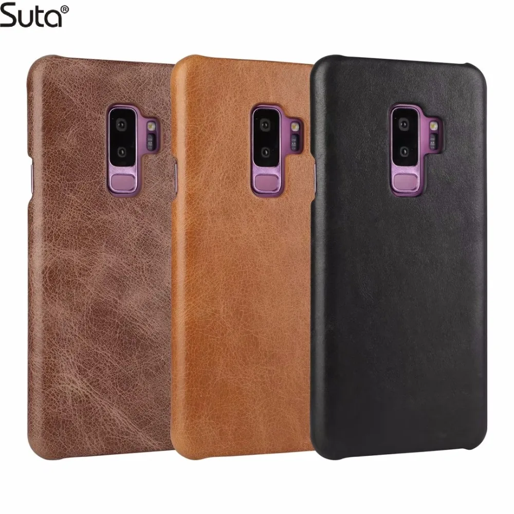 Suta S9 plus чехол из коровьей кожи роскошные матовые жесткие чехлы для телефонов