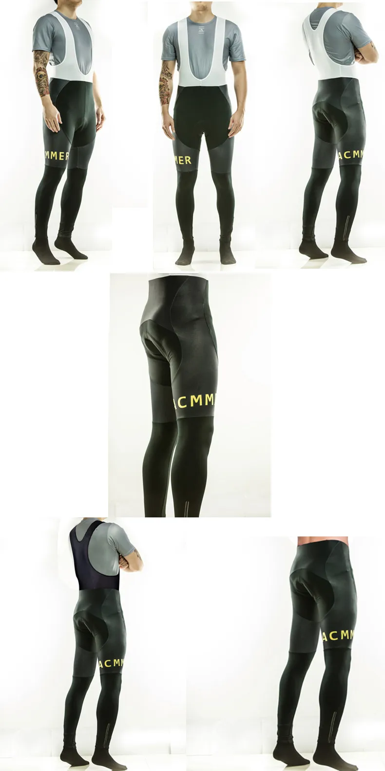 Racmmer мужские длинные велосипедные штаны с подкладкой, 5D гелевая подкладка, велосипедные колготки Mtb Ropa Pantalon Ciclismo Invierno# BK-05