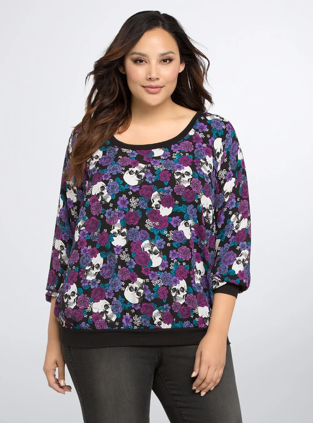 novelty xl 9xl plus size skull floral print chiffon blouse tunic shirt top big large novelty xl 9xl plus size skull floral print chiffon blouse tunic shirt top big large