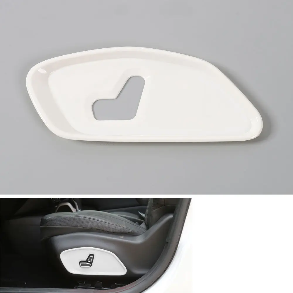 1pc ABS Left Side Drivers Power Seat Cover Trim Panel Frame Decoration