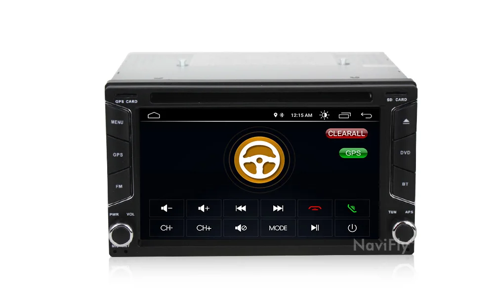 Perfect NaviFly universal 2 Din Car dvd radio player Android 8.1 GPS Navigation for Nissan/Toyota/VW/Focus/KIA Autoradio stereo 9