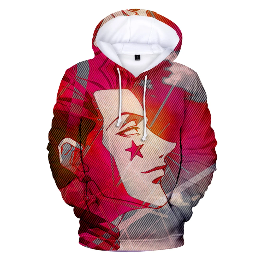 Новейшая толстовка с капюшоном принтом HUNTER-HUNTER hisoka модная дизайнерская