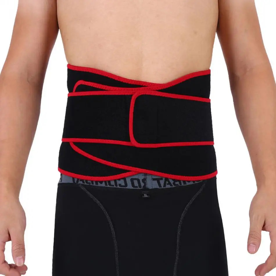 Men Women Elastic Sport Waist Brace Durable Waist Belt Strap Exercise