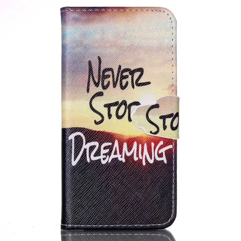 Colorful Pattern Sunset Card Slot Wallet PU Leather Stand Flip Case Cover for iPhone 6 6S 4.7 inch |