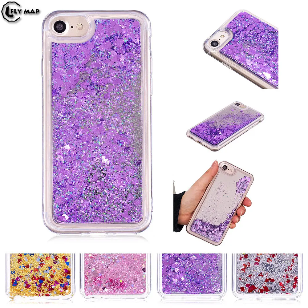 Koop Spiegel Flash Ster Case voor Apple iPhone 6 iPhone6 4.7 #039; #039;Liquid Quicksand Siliconen Cover apple iPhone 6 S iPhone6S Telefoon Case