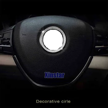 

1pc diamand car steering wheel decoraton for BMW F30 F10 E36 E46 E60 E70 E71