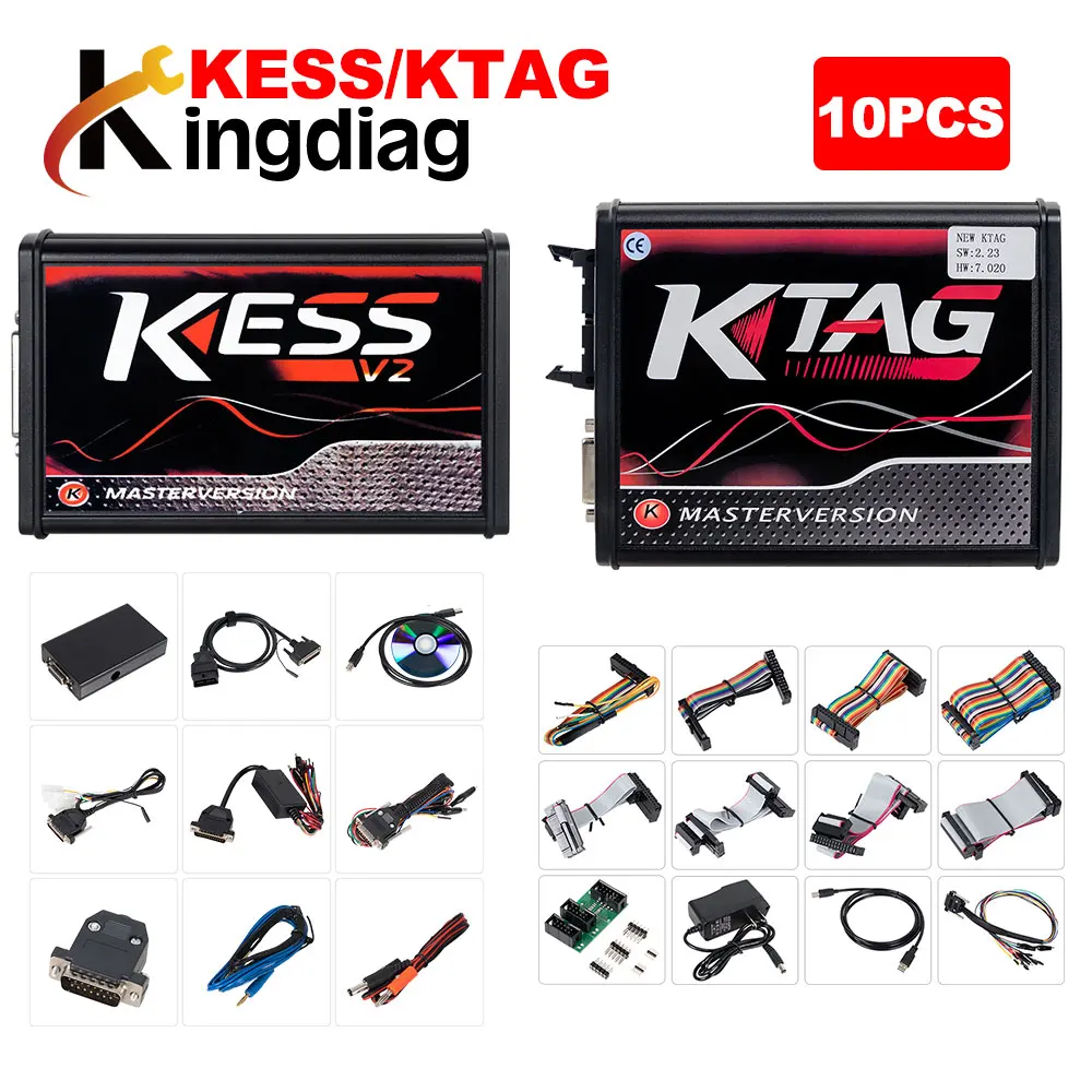 

KESS V2 V2.47 V5.017 ECM Titanium Winols KTAG V7.020 V2.25 4 LED Online Master Version ECU OBD car/truck Programmer tool