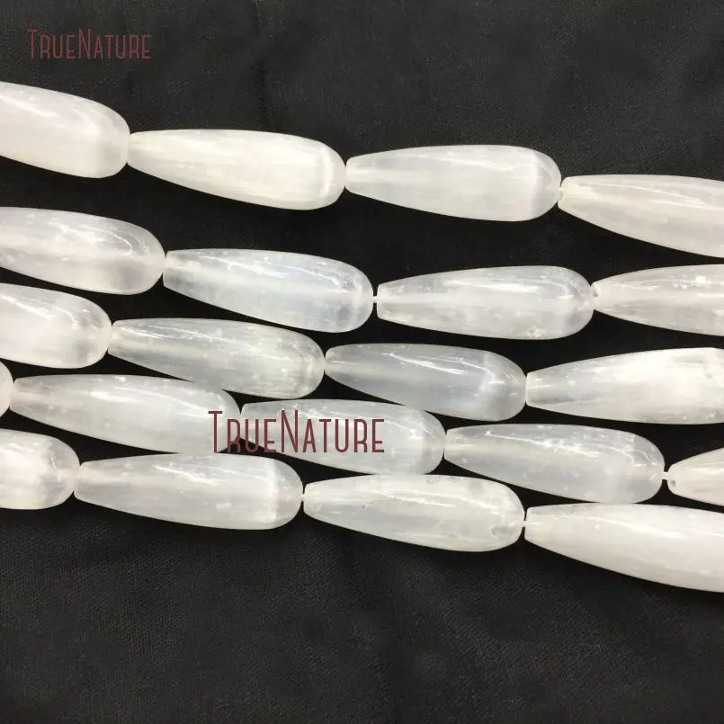20171208-BE9033- Pear Shape Loose Beads Calcite Crystal Beads
