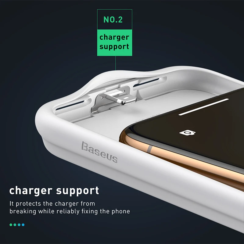 Baseus 3300mAh Power Bank Case Charging For iPhone X/XS XR XS Max Battery Case Charger Case Power Bank Charger Case Mobile Phone