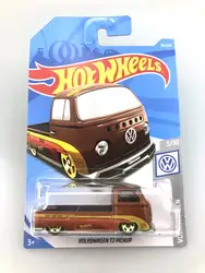 Hot Wheels 1: 64 автомобиля VOLKSWAGEN T2 пикап Коллекционная серия Металлические Diecast Автомобили коллекция дети Игрушечная машина для подарка