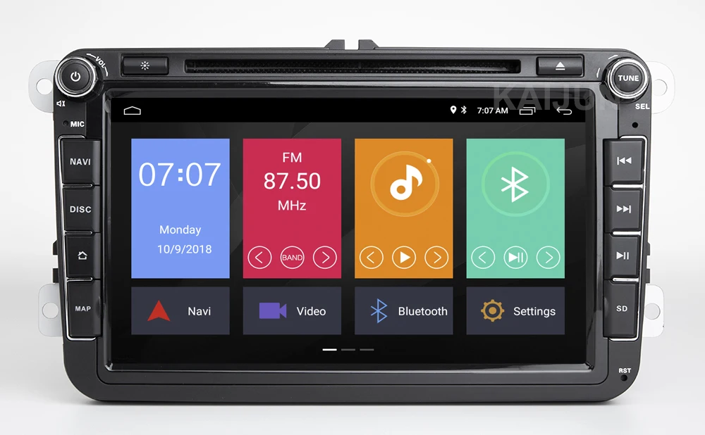 Flash Deal Android 9.0 2 din Car Stereo Radio For Rapid Yeti VW Volkswagen passat b6 golf 4 5 6 polo tiguan Seat Altea Toledo BORA 11