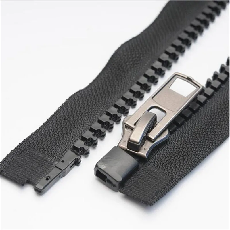 1pcs No. 10 resin coarse tooth zipper high-grade down jacket sleeping bag cotton coat open-end one headed zippers | Дом и сад