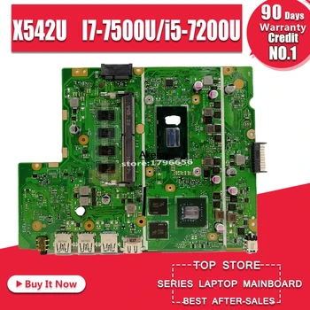 

laptop Motherboard For ASUS X542U X542UR X542UQ X542UN X542URR Mainboard I7-7500U i5-7200U (V2G) exchange!!!