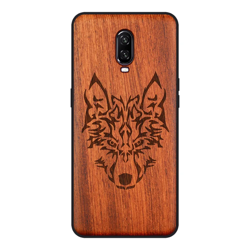 Оригинальный чехол для телефона Boogic из натурального дерева funda Oneplus 5T 6 T палисандр