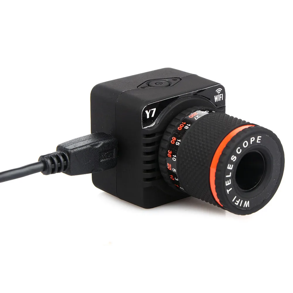 

2018 Y7 Wifi P2P Mini Camera Mobile Phone Telescope 50X Zoom Lens Telescope Camera Wireless Wifi AP Focus Camcorder Camera