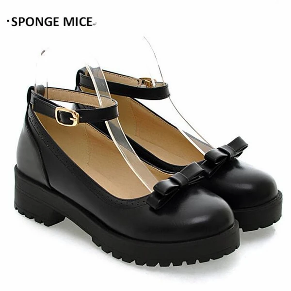 

2020 New Japanese Wild Single Shoes Bow Lolita Women's Shoes Shallow Mouth Mary Jane Shoes Student Shoes