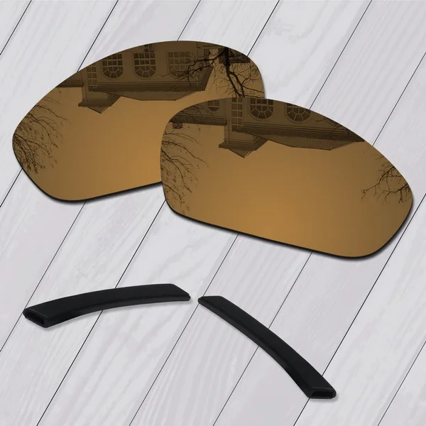 E.O.S поляризованные улучшенная замена линз для Oakley Разделение солнечные очки к куртке-множественный выбор - Цвет линз: Bronze Golden-Socks
