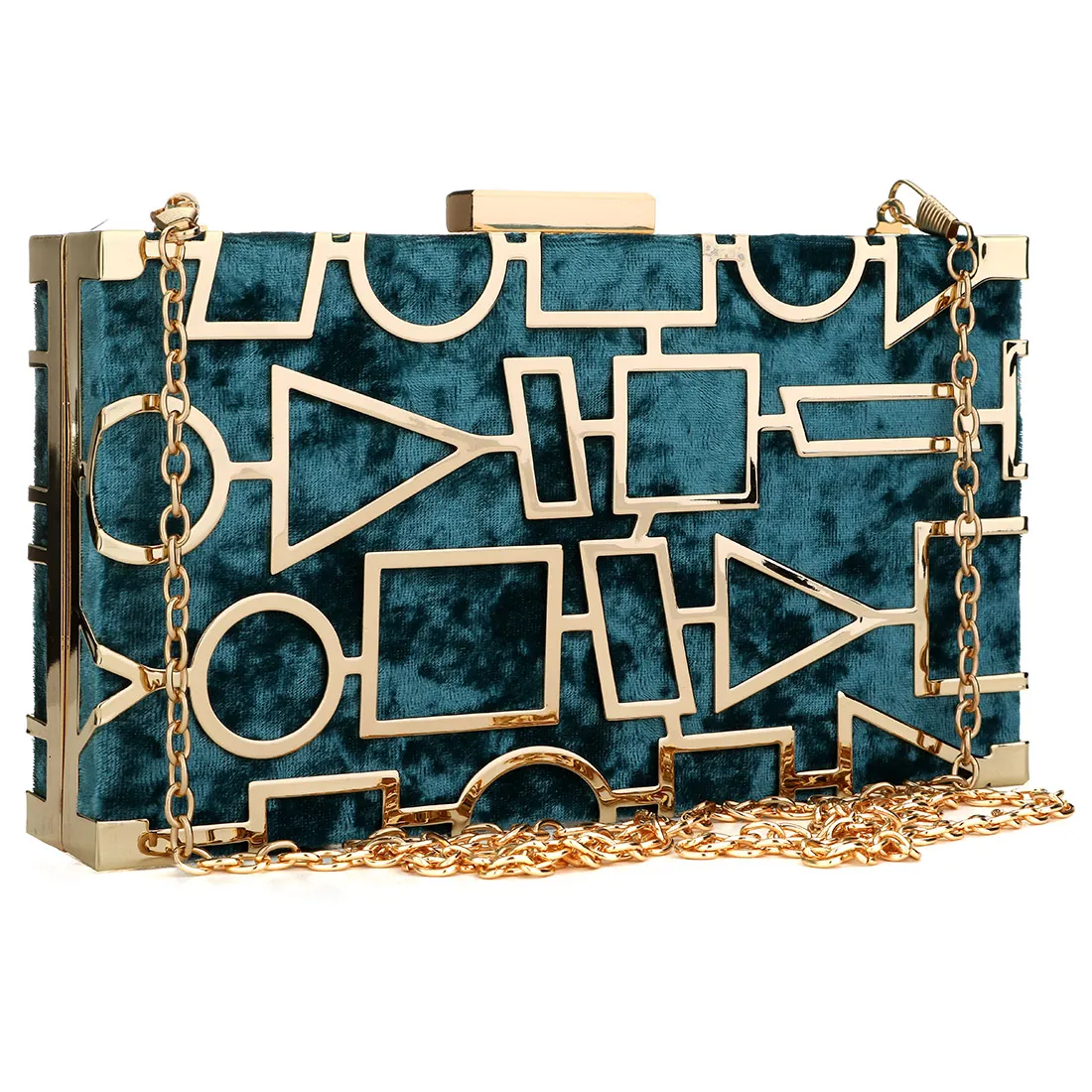 

Evening Clutch Bags For Women 2019 Crystal New Famous Fashion Elegant Geometric Chain Shoulder Bag Box Purse Pochette Eleganti