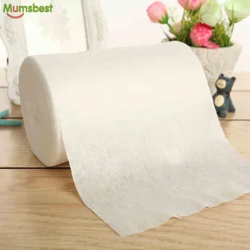 

[Mumsbest] Baby Disposable Diapers Biodegradable & Flushable nappy liners cloth diaper liners 100% Bamboo 100 Sheets1 Roll