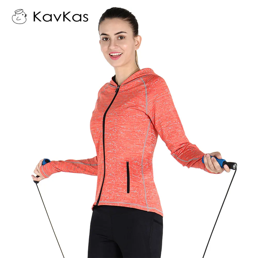 Kavkas Women Sports Wear Night Running Jacket Women Sporting Jersey