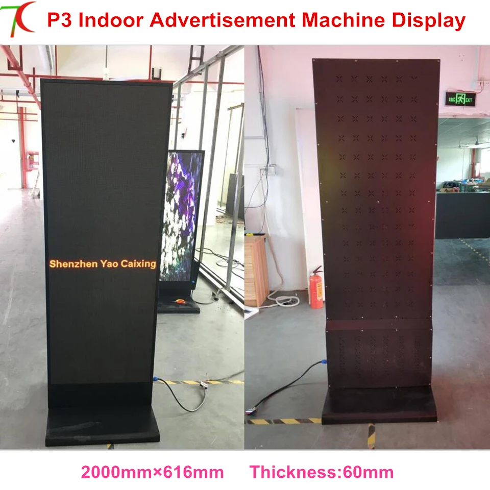 

Manufacturer sales P3 indoor smd 2121 metal cabinet led display customized poster