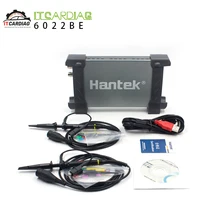 Hantek 6022BE Laptop PC USB Digital Storage Virtual Oscilloscope 2 Channels 20Mhz Handheld Portable Auto Diagnostics Osciloscope