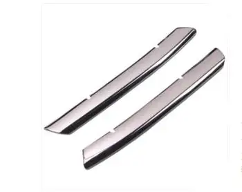 

For Mazda CX-5 CX5 2nd Gen 2017 car protect detector abs chrome Front up bottom Grid Grill Grille trim panel 2pcs/set