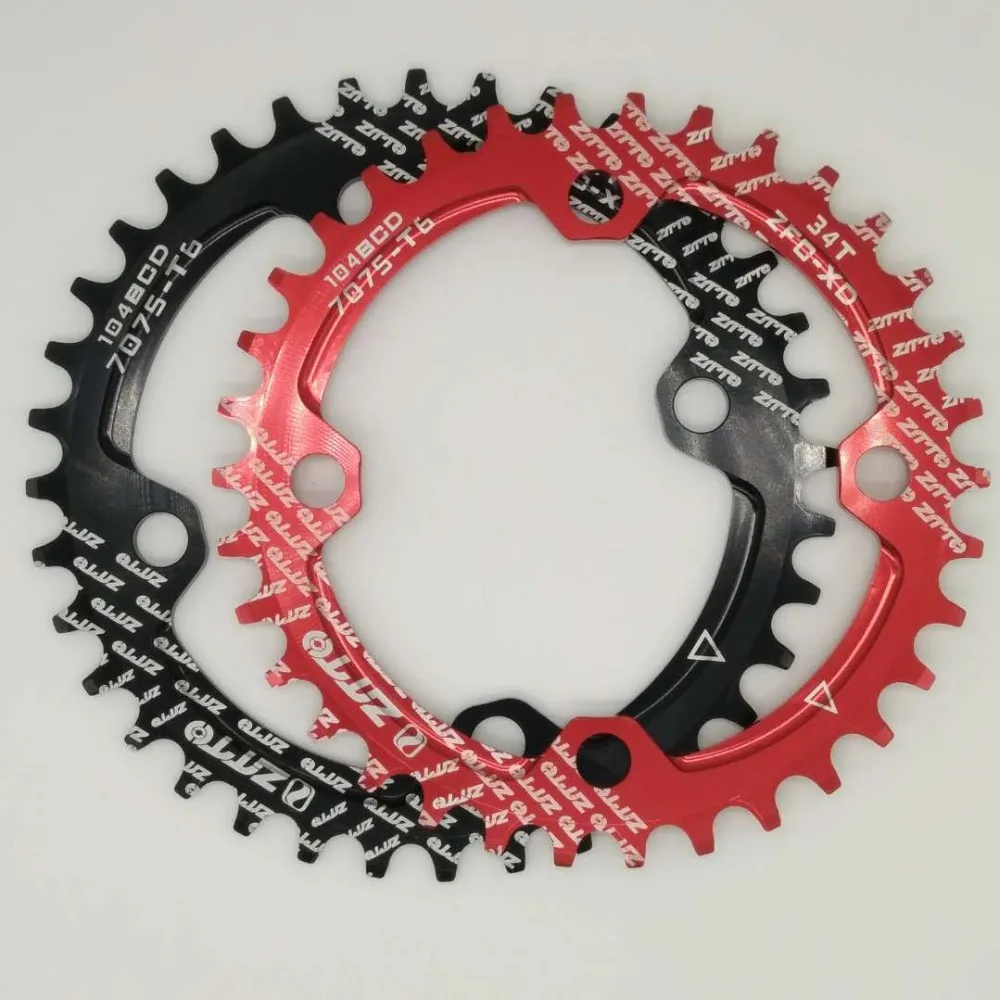 

single speed 1x system Narrow Wide chainring 104 BCD ROUND 32T 34T 36T for MTB 11s 10s 9s 1*11 Crankset Chainwheel Ring sram gx
