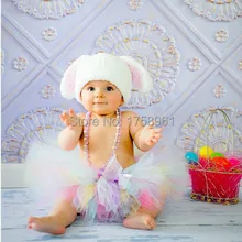 Cream Baby Hat, Crochet Bunny Hat Baby Beanie, Easter Photo Prop Pink Bunny Ears Hat, Toddler Bunny Rabbit Beanie