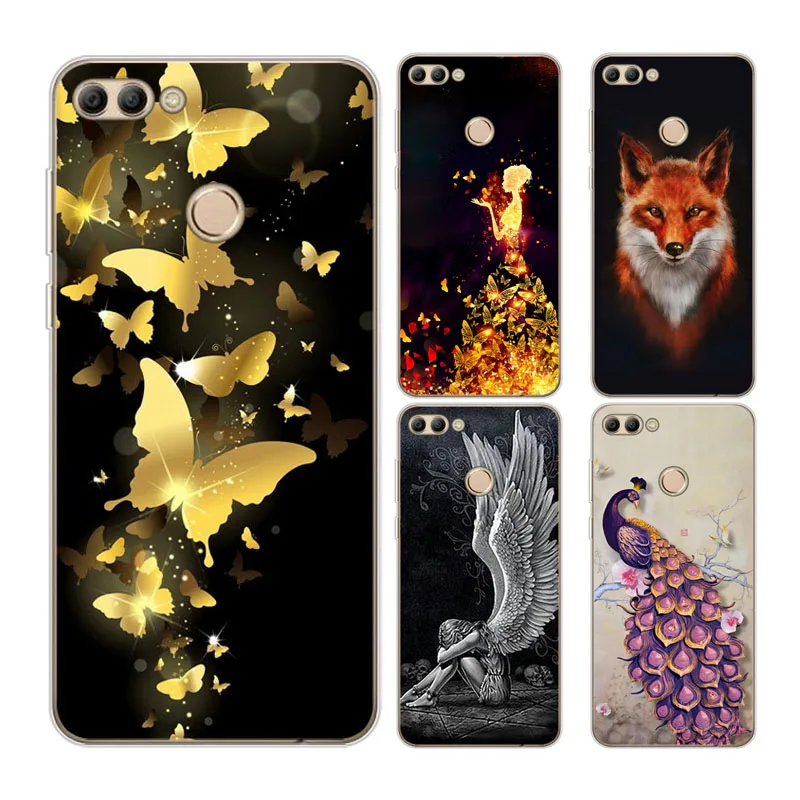 

Goterfly silicone case for huawei y 9 2018 colorfull cute printing protective Back cover for y9 2018 soft silicon for y9 2018
