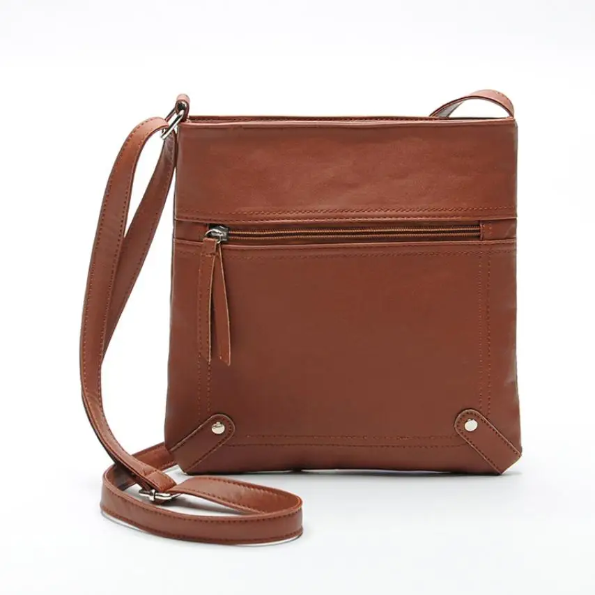 Xiniu модная женская кожаная сумка через плечо сумка Мужская Винтажная сумочка унисекс клатч высокое качество - Цвет: C