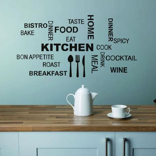 Cheap Kitchen Food Wall Stickers For Kitchen Restaurant Dining Room Decoration DIY Vinyl Adesivo Waterproof Wallpaper Home Decoration Cheap Kitchen Food Wall Stickers For Kitchen Restaurant Dining Room Decoration DIY Vinyl Adesivo Waterproof Wallpaper Home Decoration