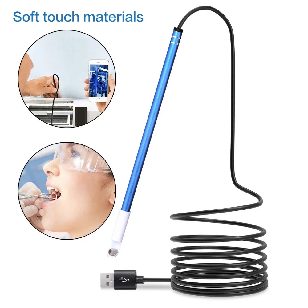 

Ear Clean Tool Visual Ear Spoon High-Definition Otoscopy Adult Visual Earspoon 5.5mm Personal Care Endoscope Ear Cleaning