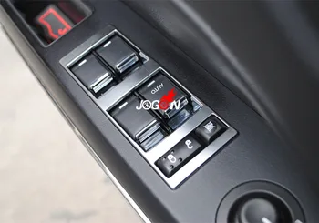 

4pcs Chrome ABS Interior Window Button Panel Cover Trim For Compass Patriot 2012 2013 2014 2015