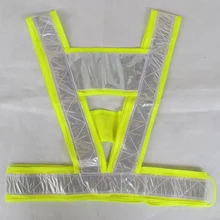 V-образный светоотражающий защитный жилет защитная одежда в дорожном движении высокая видимость