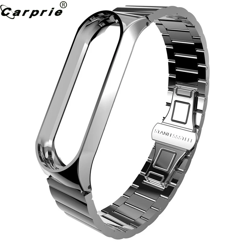 

CARPRIE High Quality Stainless Steel Watch Strap Smart Watch Replacement Accessory Band Straps for Xiaomi mi band 4 4907