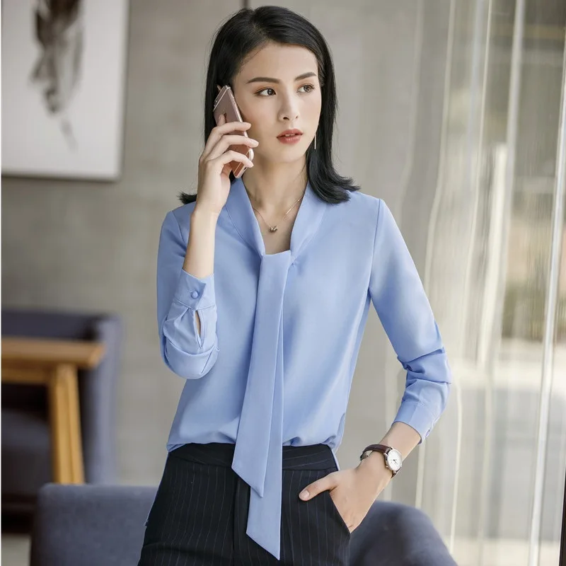 womens business blouse