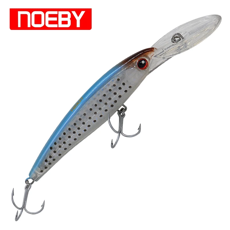 

NOEBY Big Minnow 120mm/32g Floating 0-5m Trolling Fishing Lure Isca Artificial Para Pesca Hard Baits Plastic Fly Fishing Lures