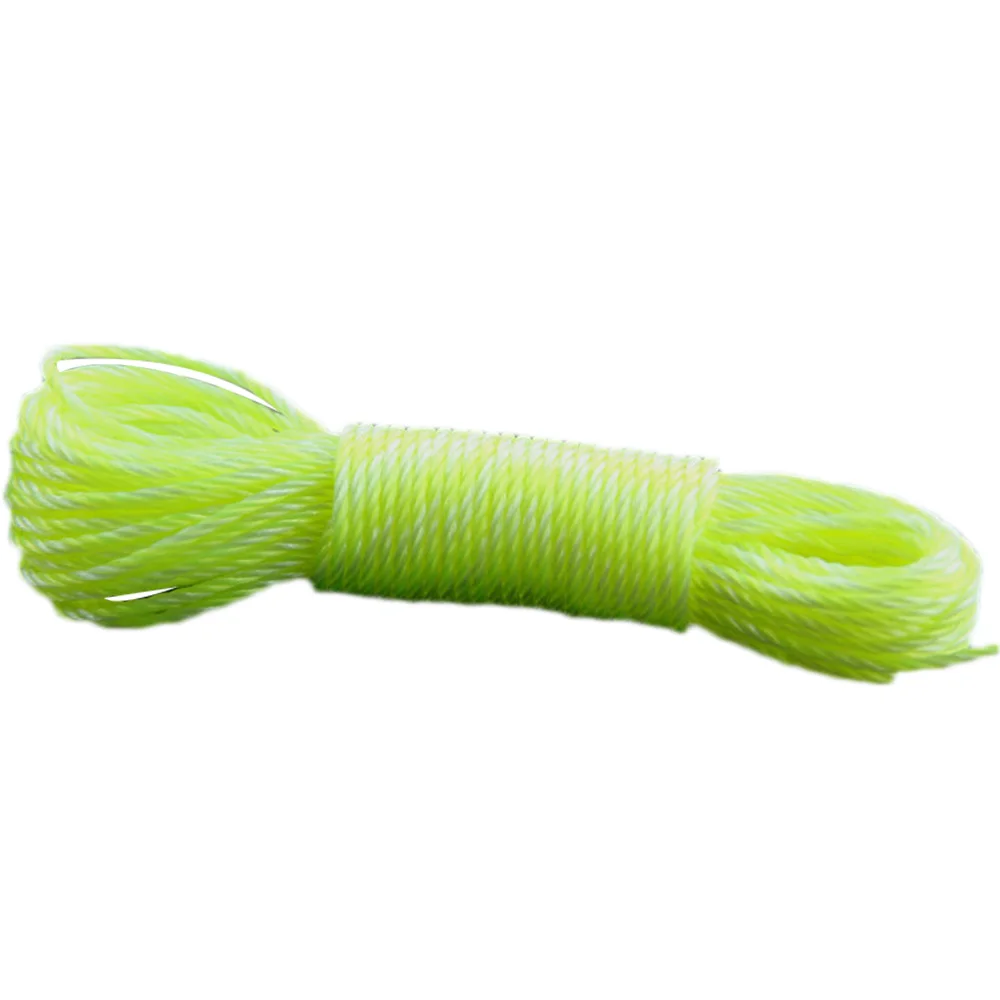 Портативный строка кемпинг шкаф одежный шнур лента для упаковки веревках нейлоновый шпагат шнурки сушилка для белья затягивающей веревочки - Цвет: Цвет: желтый