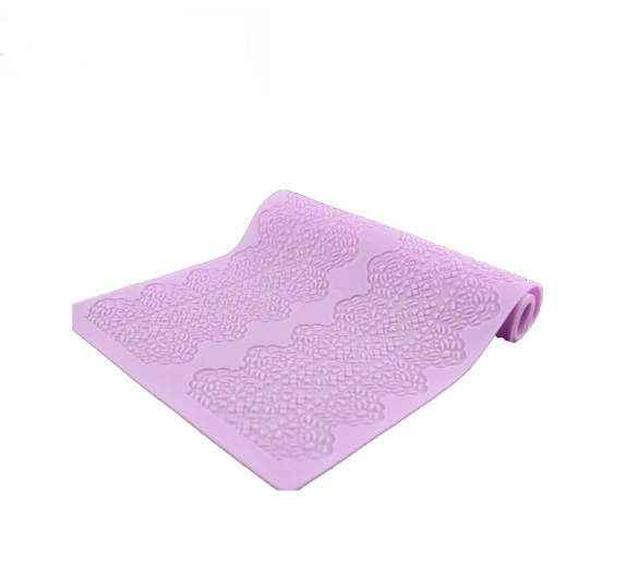 

Luyou Free Shipping DIY Silicone Lace Mat Mold Fondant Molds, Silicone Cake Mould,3D Fondant Cake Decorating Tools FM575