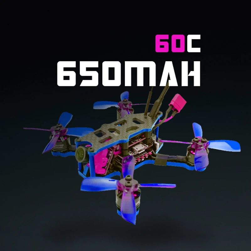 5 шт. Lipo аккумулятор Gaoneng GNB HV 650mAh 60C 1s 2s 3s 4S HV с разъемом PH2.0 XT30 для Emax Tinyhawk Kingkong LDARC TINY