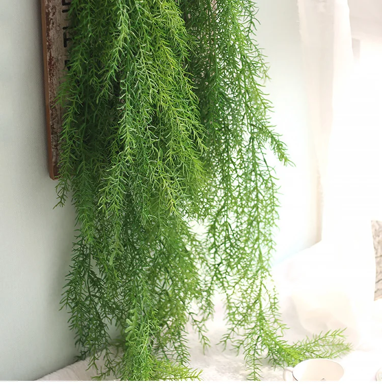 

1Pcs 105cm Pine Needle Ivy Vine Artificial Plants For Home Wedding Decoration Fake Leaf Diy Hanging Garland Artificial Flowers