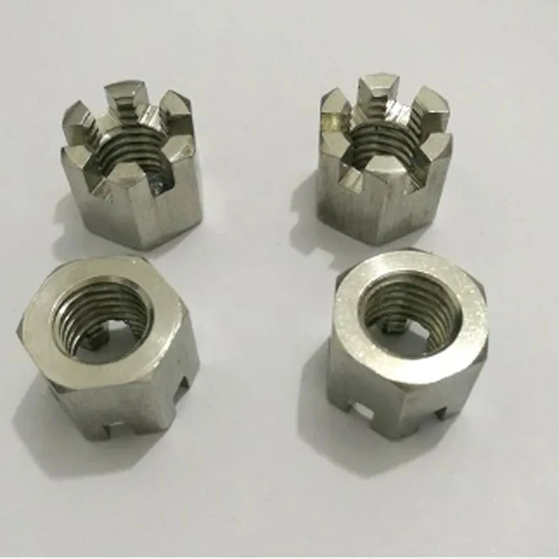 M8 M10 M12 M20 Hexagon socket Nut Hex Slotting Thin Nuts GB6181 Groove