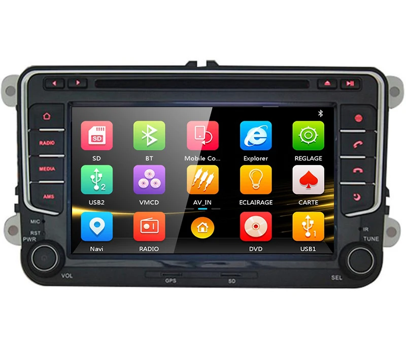 

7" in-dash Car DVD player with GPS navigation,audio Radio stereo,USB/SD BT/TV Canbus,car multimedia headunit for VW universa