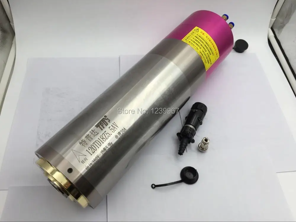 Электродвигатель привода шпинделя АТС 120TD18Z5.5AV 5.5KW с водяным охлаждением 18000