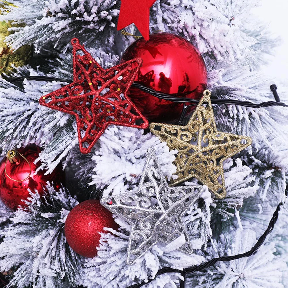 

Cute Christmas Tree Stars Decoration Pendant Hanging Ornaments Christmas Decoration for Home #XTN