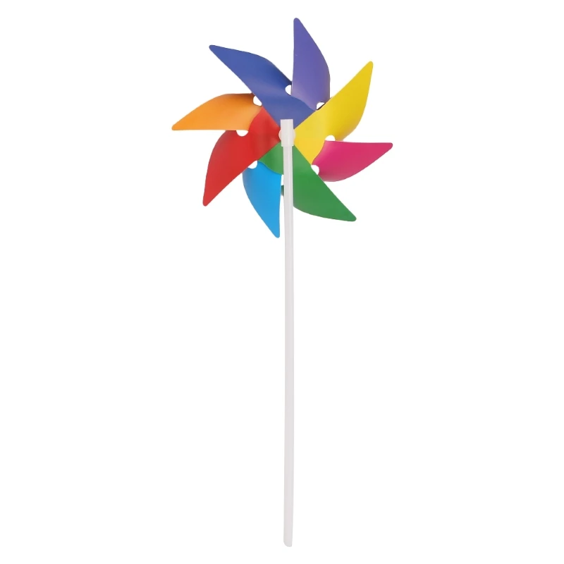 Garden Yard Party Camping Windmill Wind Spinner Ornament Decoration Kids Toy New 95AE